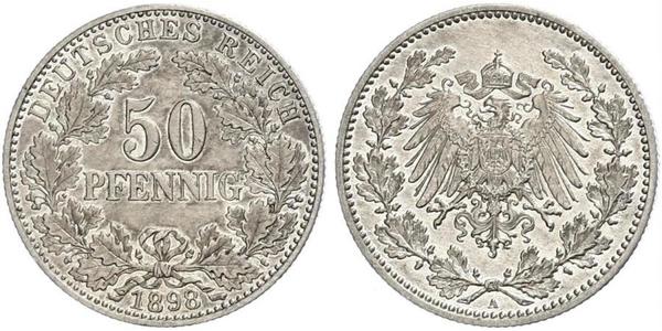 50 Пфенниг Германская империя (1871-1918)  