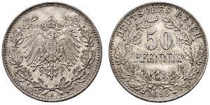50 Пфеніг Німецька імперія (1871-1918)  