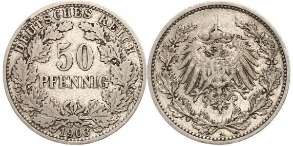 50 Пфеніг Німецька імперія (1871-1918)  