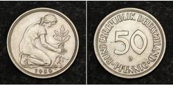 50 Пфеніг ФРН (1949-1990) Мідь 