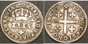 50 Рейс Королевство Португалия (1139-1910) Серебро 