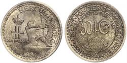 50 Сантим Монако  Луи II князь Монако (1870-1949)