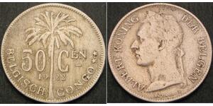 50 Сантім Бельгійське Конго (1908 - 1960)  