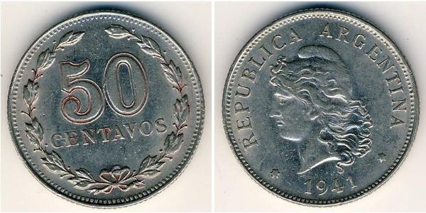 50 Сентаво Республіка Аргентина (1861 - )  