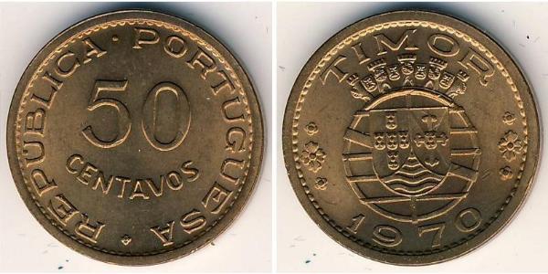 50 Сентаво Східний Тимор (1702 - 1975) / Португалія Бронза 