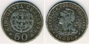 50 Сентаво Portuguese Angola (1575-1975) Бронза/Никель 