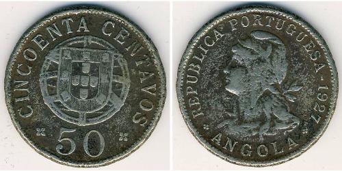 50 Сентаво Portuguese Angola (1575-1975) Бронза/Никель 