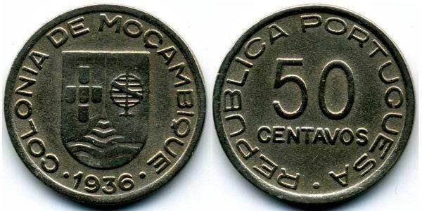 50 Сентаво Мозамбик Никель/Медь 