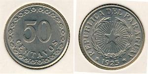50 Сентаво Республика Парагвай (1811 - ) Никель/Медь 