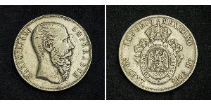50 Сентаво Вторая Мексиканская империя (1864 - 1867) Серебро Maximilian I of Mexico (1832 - 1867)