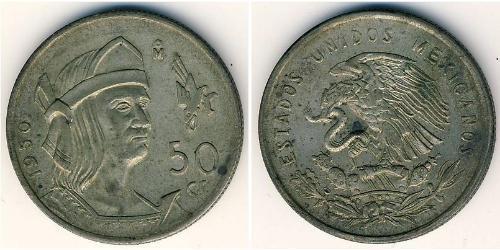 50 Сентаво Соединённые Штаты Мексики (1867 - ) Серебро 