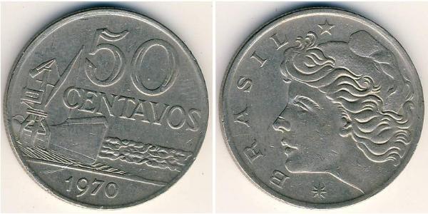 50 Сентаво Бразилия Сталь 