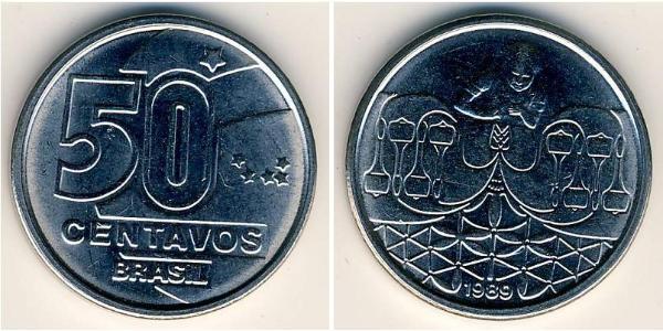 50 Сентаво Бразилия Сталь 