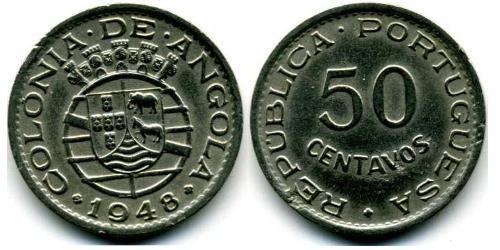 50 Сентаво Португалия / Portuguese Angola (1575-1975) Цинк/Медь 