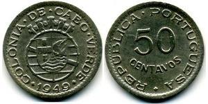 50 Сентаво Португалия / Кабо Верде (1456 - 1975) Цинк/Никель/Медь 
