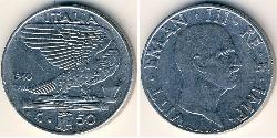 50 Сентесимо Kingdom of Italy (1861-1946) Сталь 