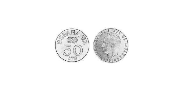 50 Сентімо Королівство Іспанія (1976 - ) Алюміній Хуан Карлос I (1938 - )