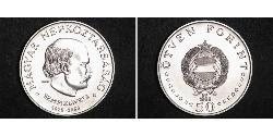 50 Форінт Угорська Народна Республіка (1949 - 1989) Срібло Ignaz Semmelweis