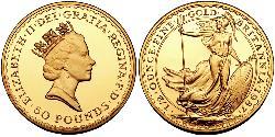 50 Фунт Велика Британія (1922-) Золото Єлизавета II (1926-2022)