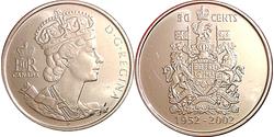 50 Цент Канада Никель Елизавета II (1926-2022)