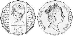 50 Цент Австралия (1939 - ) Никель/Медь Елизавета II (1926-2022)