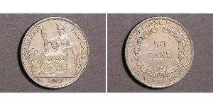50 Цент Французький Индокитай (1887-1954) Нікель/Бронза 