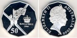 50 Цент Австралия (1939 - ) Серебро 