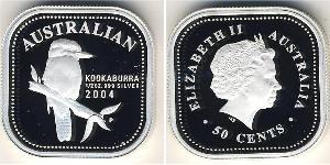 50 Цент Австралия (1939 - ) Серебро 