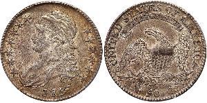 50 Цент США (1776 - ) Серебро 