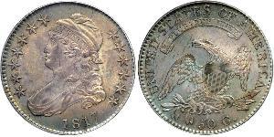 50 Цент США (1776 - ) Серебро 