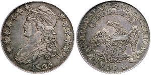 50 Цент США (1776 - ) Серебро 