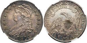 50 Цент США (1776 - ) Серебро 