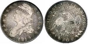 50 Цент США (1776 - ) Серебро 