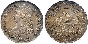 50 Цент США (1776 - ) Серебро 