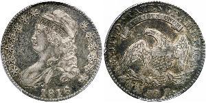 50 Цент США (1776 - ) Серебро 