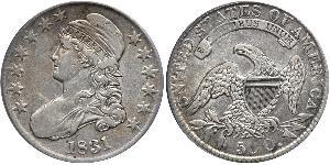 50 Цент США (1776 - ) Серебро 