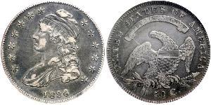 50 Цент США (1776 - ) Серебро 
