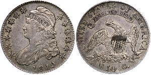 50 Цент США (1776 - ) Серебро 