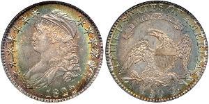 50 Цент США (1776 - ) Серебро 