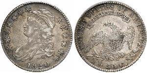 50 Цент США (1776 - ) Серебро 