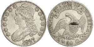 50 Цент США (1776 - ) Серебро 