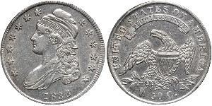 50 Цент США (1776 - ) Серебро 