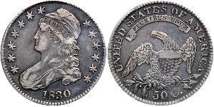 50 Цент США (1776 - ) Серебро 