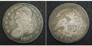 50 Цент США (1776 - ) Серебро 