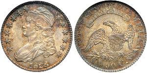50 Цент США (1776 - ) Серебро 