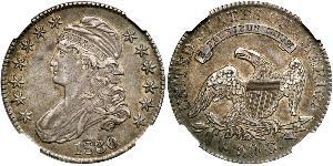 50 Цент США (1776 - ) Серебро 