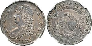 50 Цент США (1776 - ) Серебро 