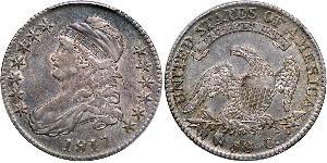 50 Цент США (1776 - ) Серебро 