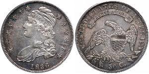 50 Цент США (1776 - ) Серебро 