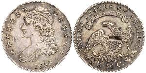 50 Цент США (1776 - ) Серебро 